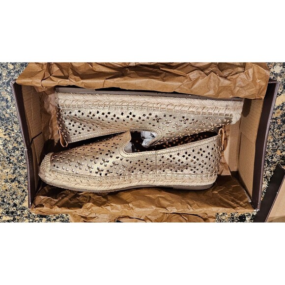 Patricia Nash Elena Espadrille Women's Flats Pale Gold - Size 8 - Picture 9 of 13